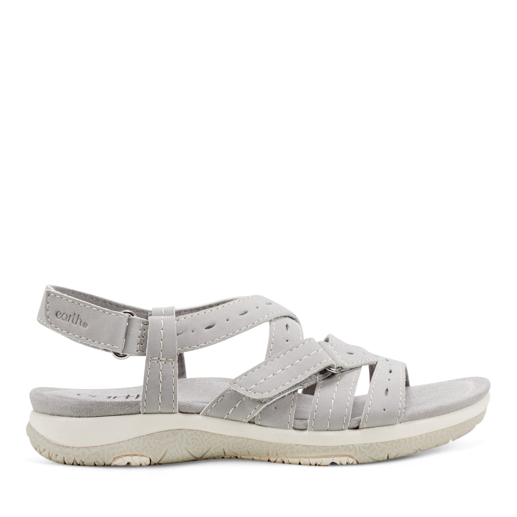 Earth Shoes Samsin Round Toe Strappy Casual Flat Sandals