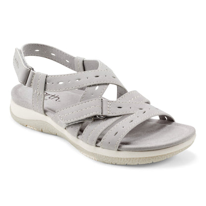 Earth Shoes Samsin Round Toe Strappy Casual Flat Sandals