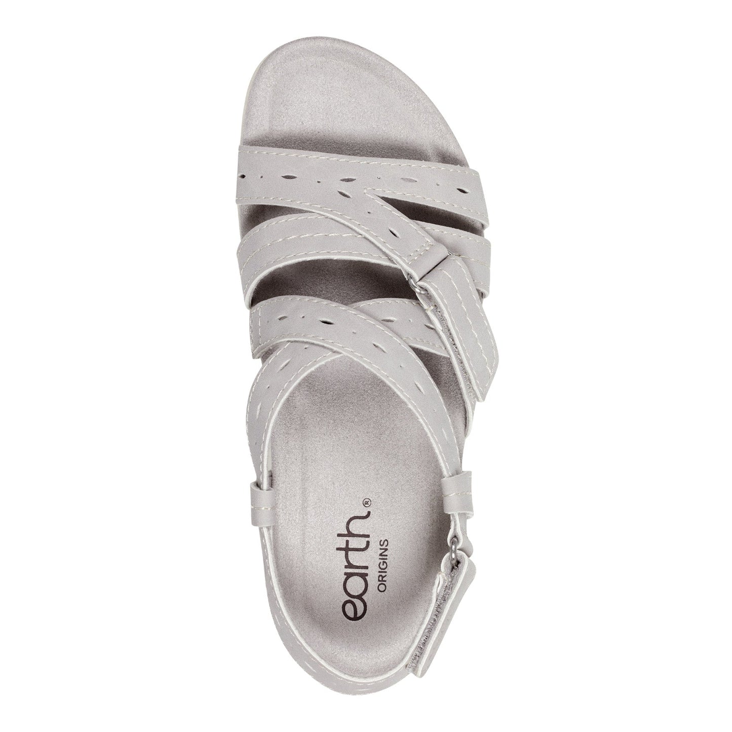 Earth Shoes Samsin Round Toe Strappy Casual Flat Sandals