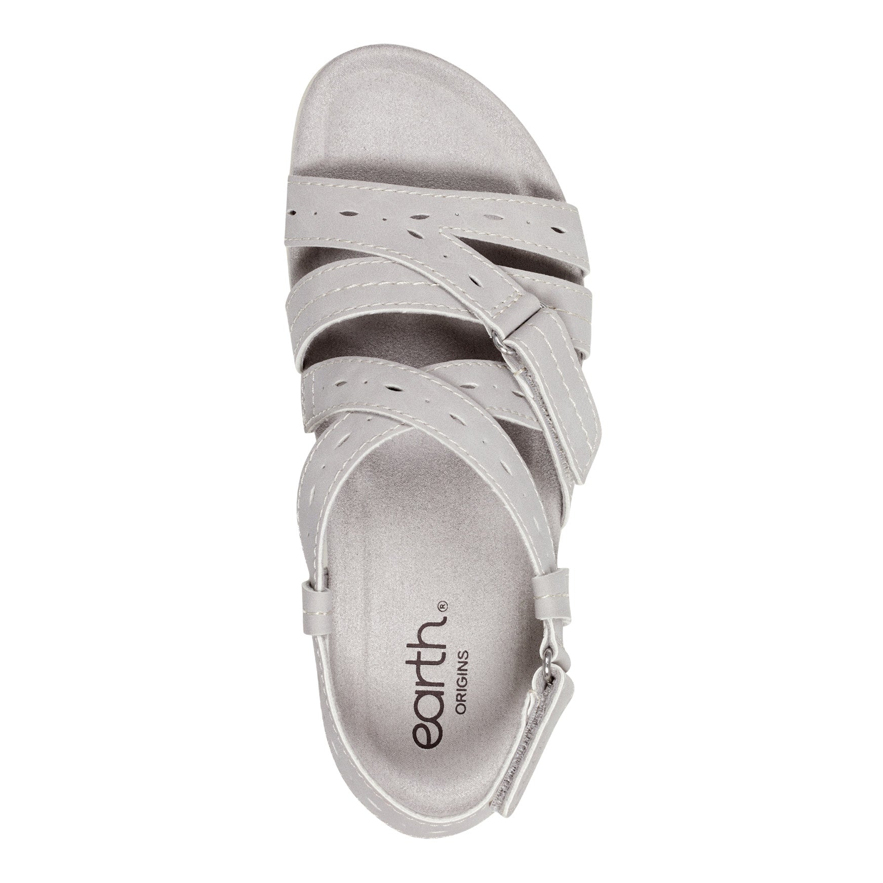 Earth Shoes Samsin Round Toe Strappy Casual Flat Sandals