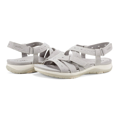Earth Shoes Samsin Round Toe Strappy Casual Flat Sandals