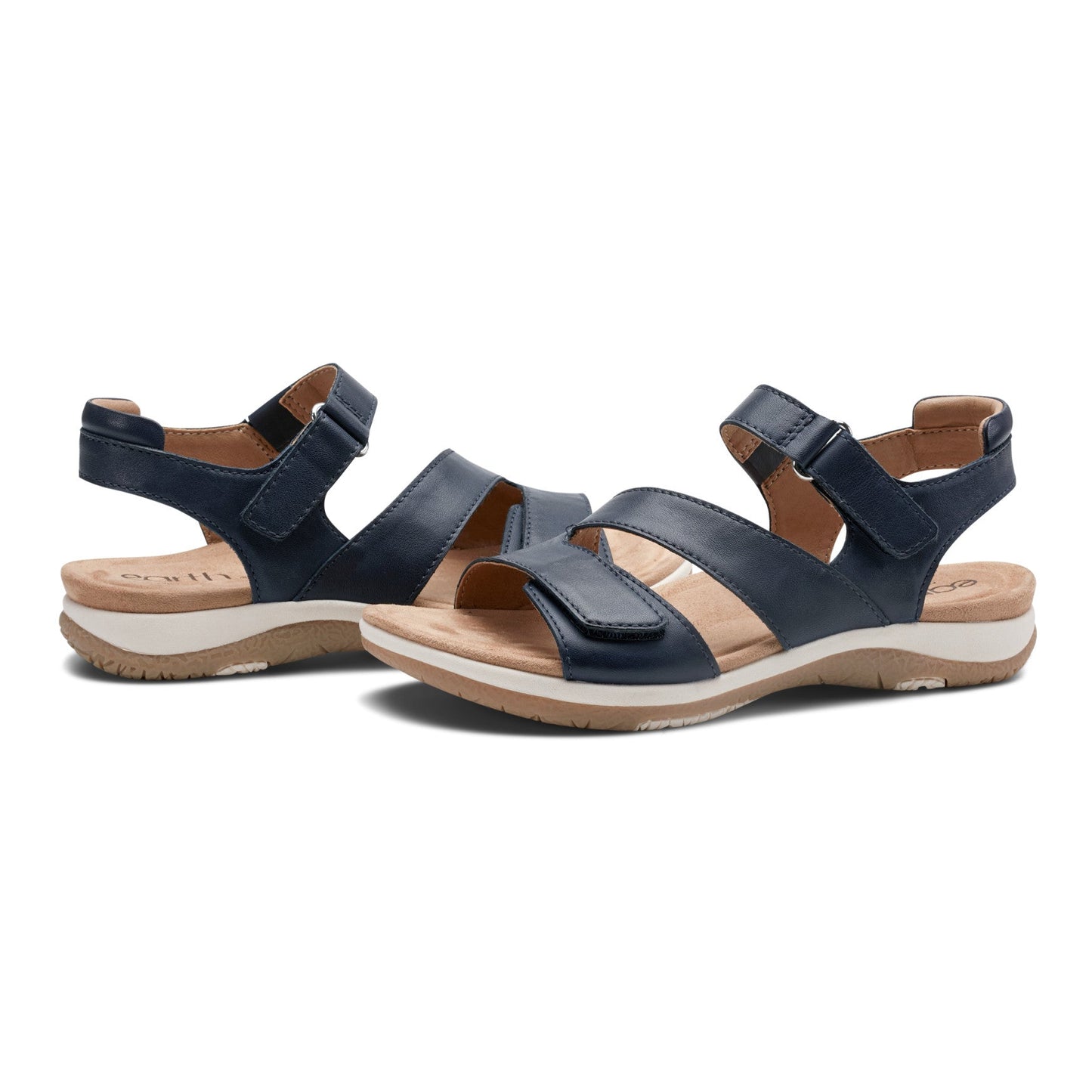 Earth Shoes Sureal Leather Strappy Sandals