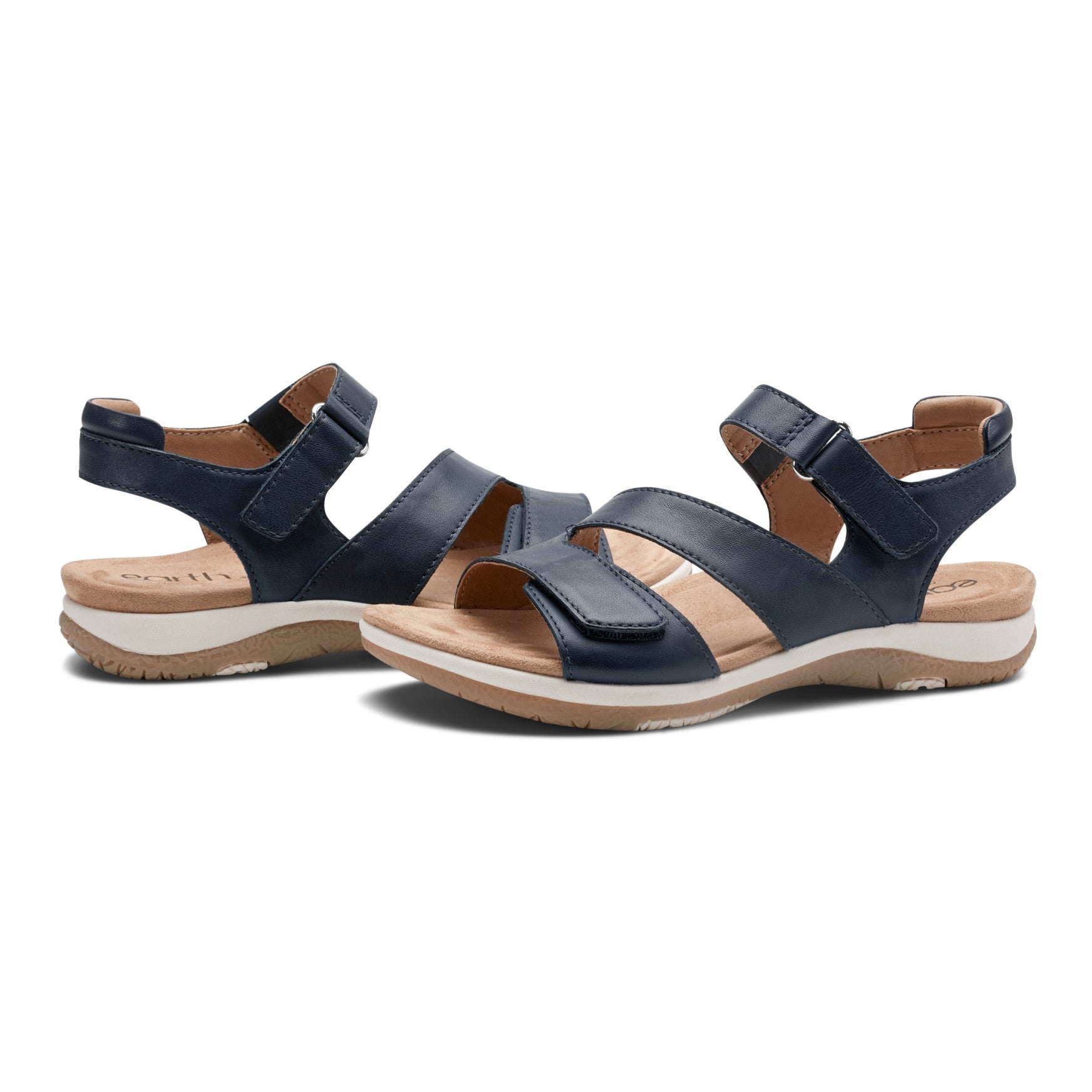 Earth Shoes Sureal Leather Strappy Sandals