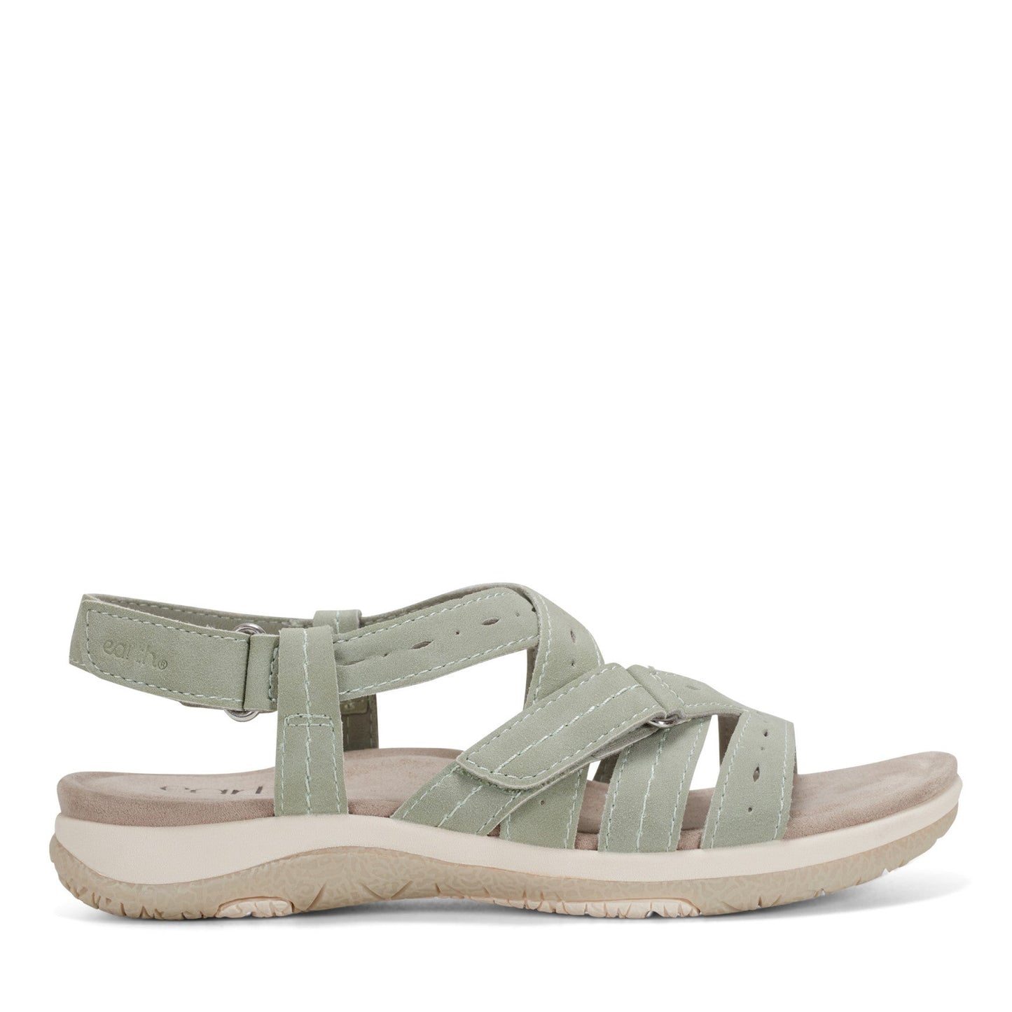 Earth Shoes Samsin Round Toe Strappy Casual Flat Sandals