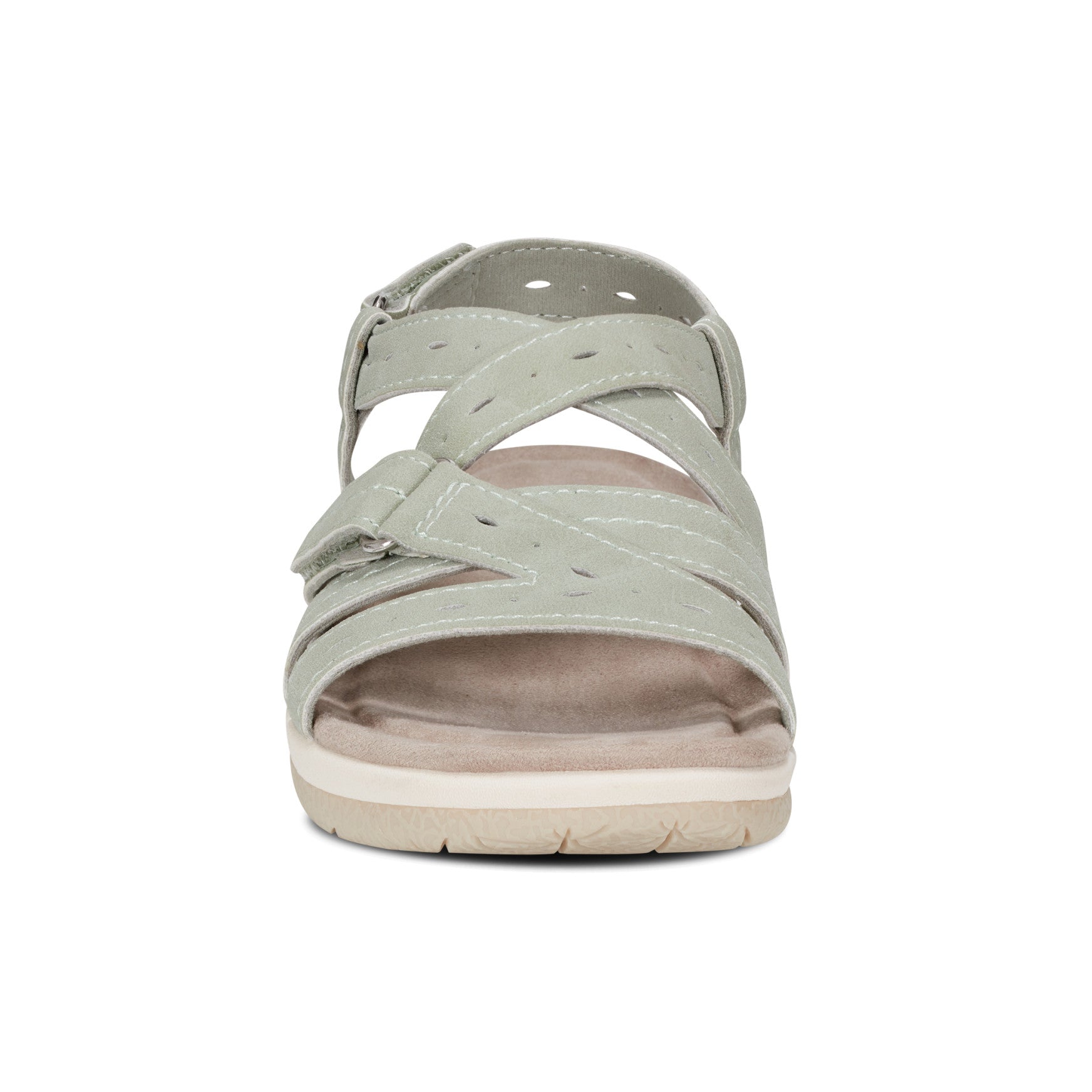 Earth Shoes Samsin Round Toe Strappy Casual Flat Sandals
