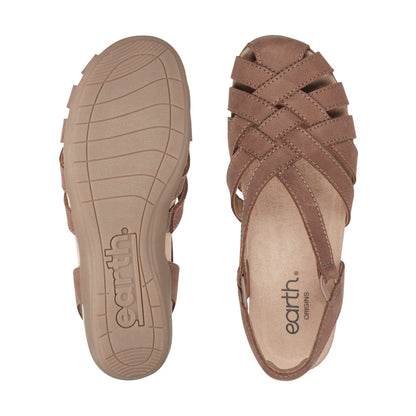 Earth Shoes Berri Woven Casual Round Toe Slip-on Sandals