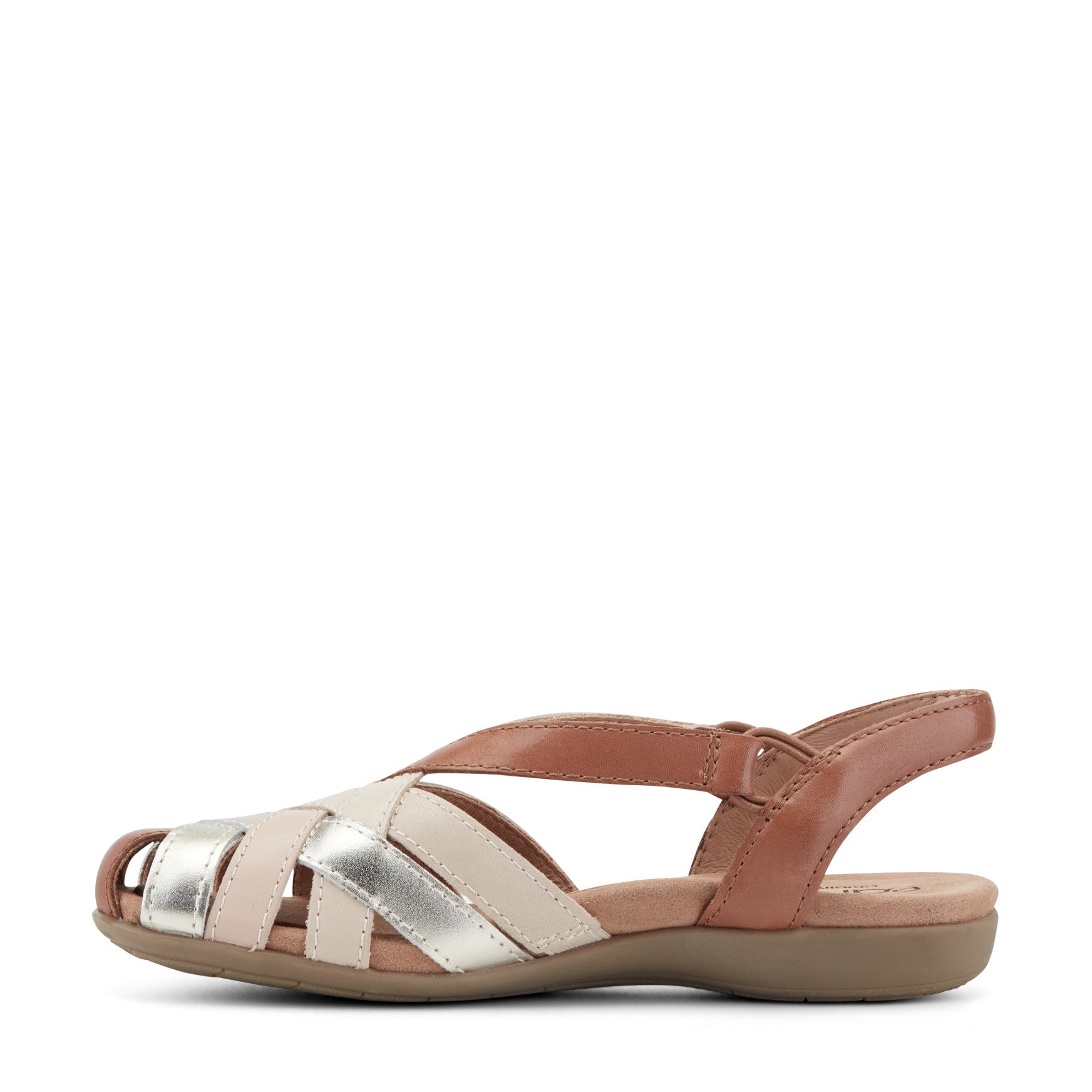 Earth Shoes Berri Woven Casual Round Toe Slip-on Sandals