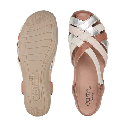 Earth Shoes Berri Woven Casual Round Toe Slip-on Sandals