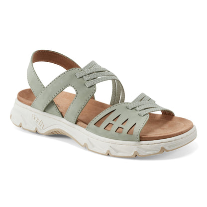 Earth Shoes Vernon Strappy Slingback Casual Flat Sandals