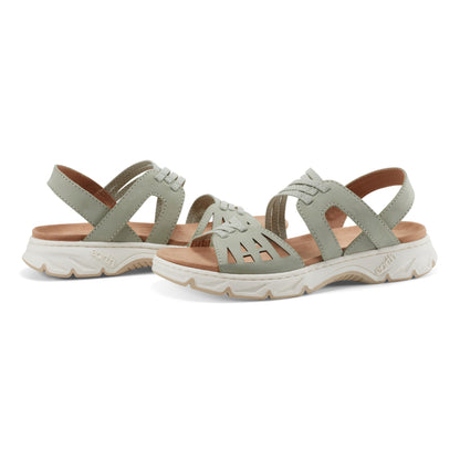 Earth Shoes Vernon Strappy Slingback Casual Flat Sandals