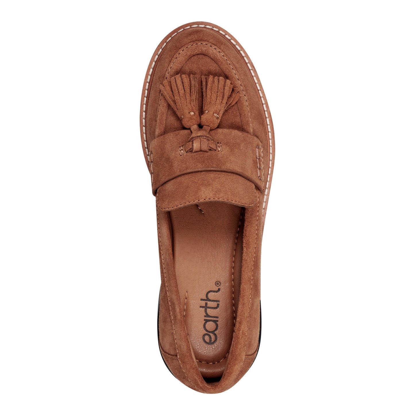 Earth Shoes Zimm Round Toe Lug Sole Casual Slip-on Loafers
