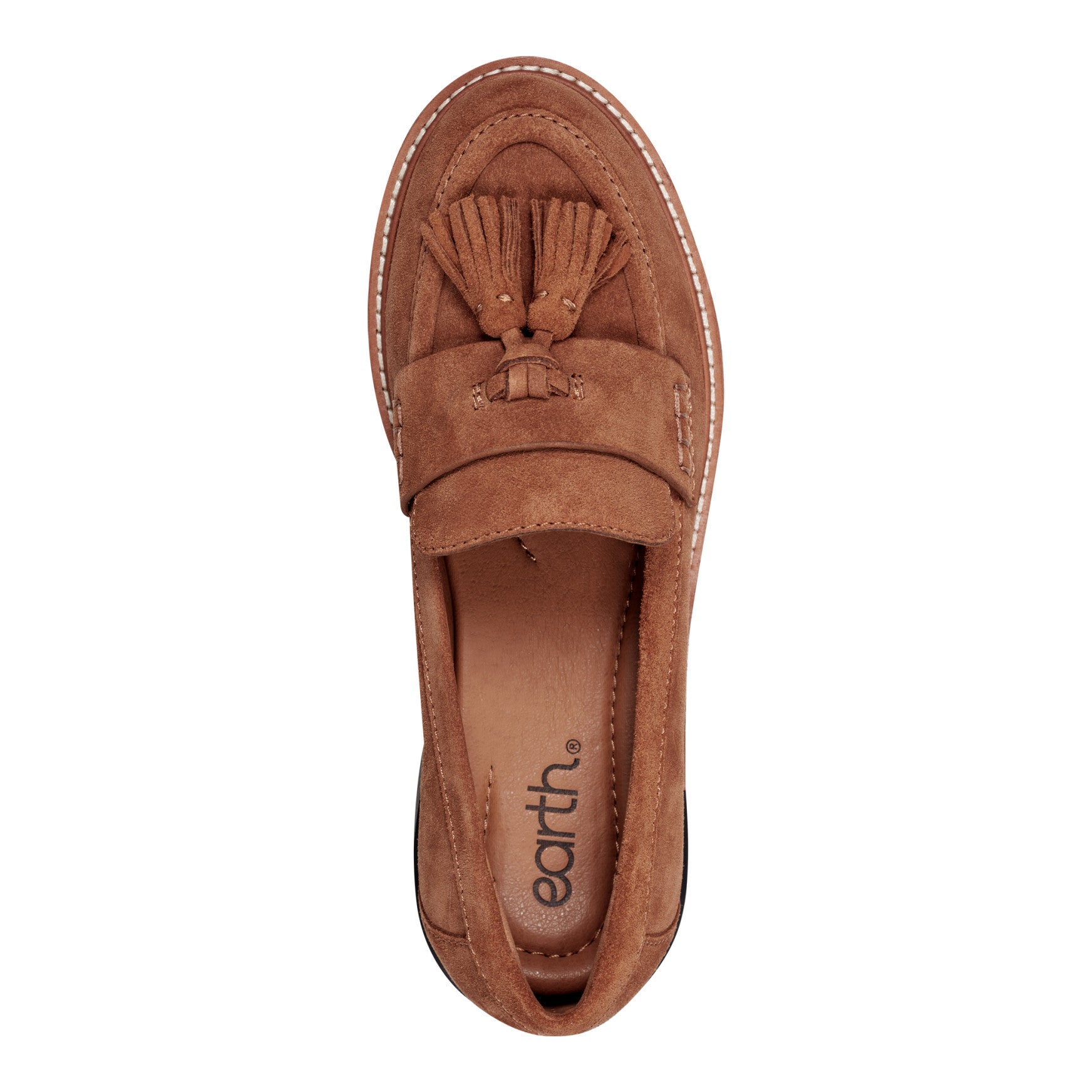 Earth Shoes Zimm Round Toe Lug Sole Casual Slip-on Loafers