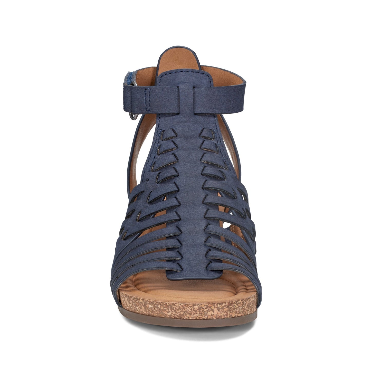 Earth Shoes Hattie Round Toe Strappy Wedge Sandals