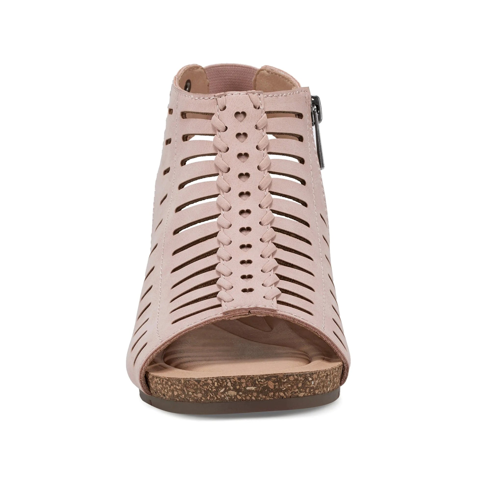 Earth Shoes Hana Round Toe Laser Cut Dress Sandals