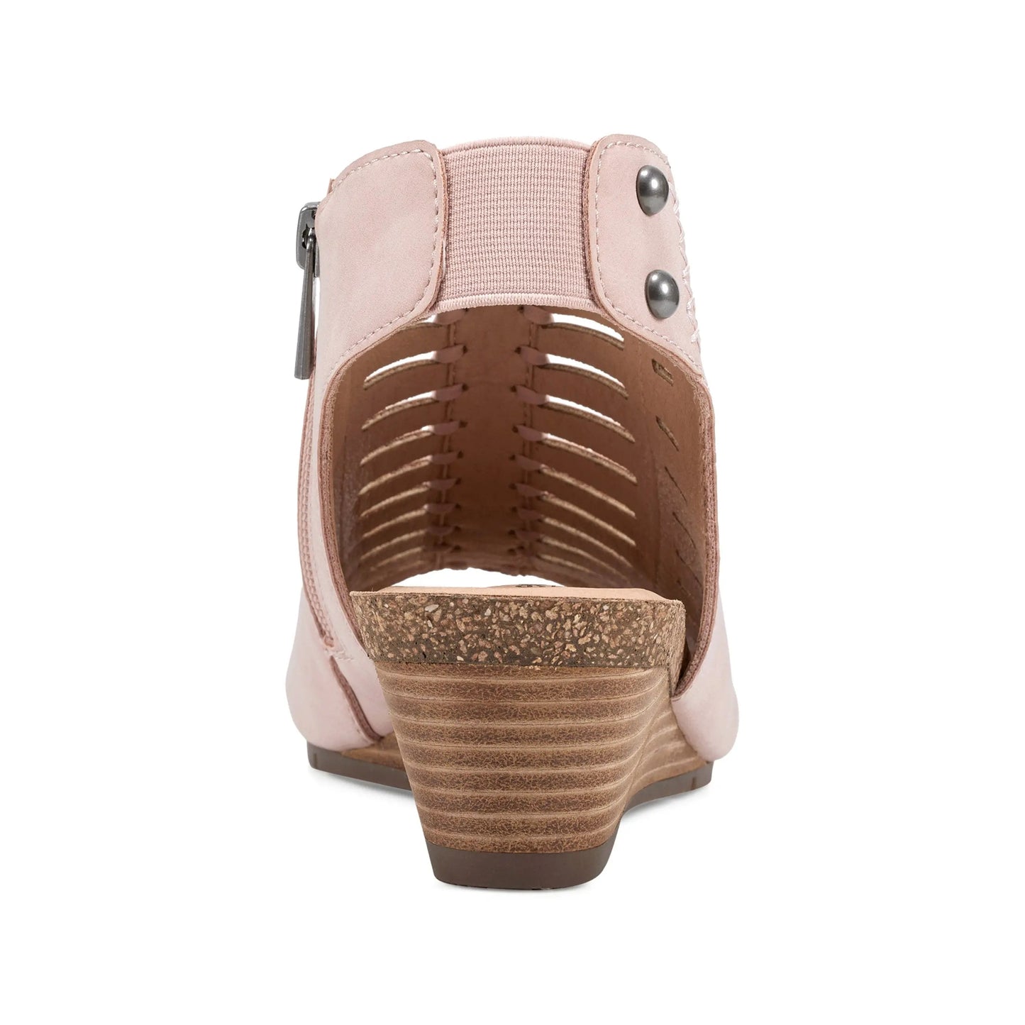 Earth Shoes Hana Round Toe Laser Cut Dress Sandals