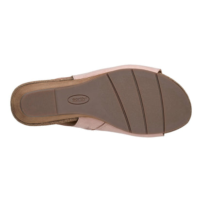 Earth Shoes Hana Round Toe Laser Cut Dress Sandals