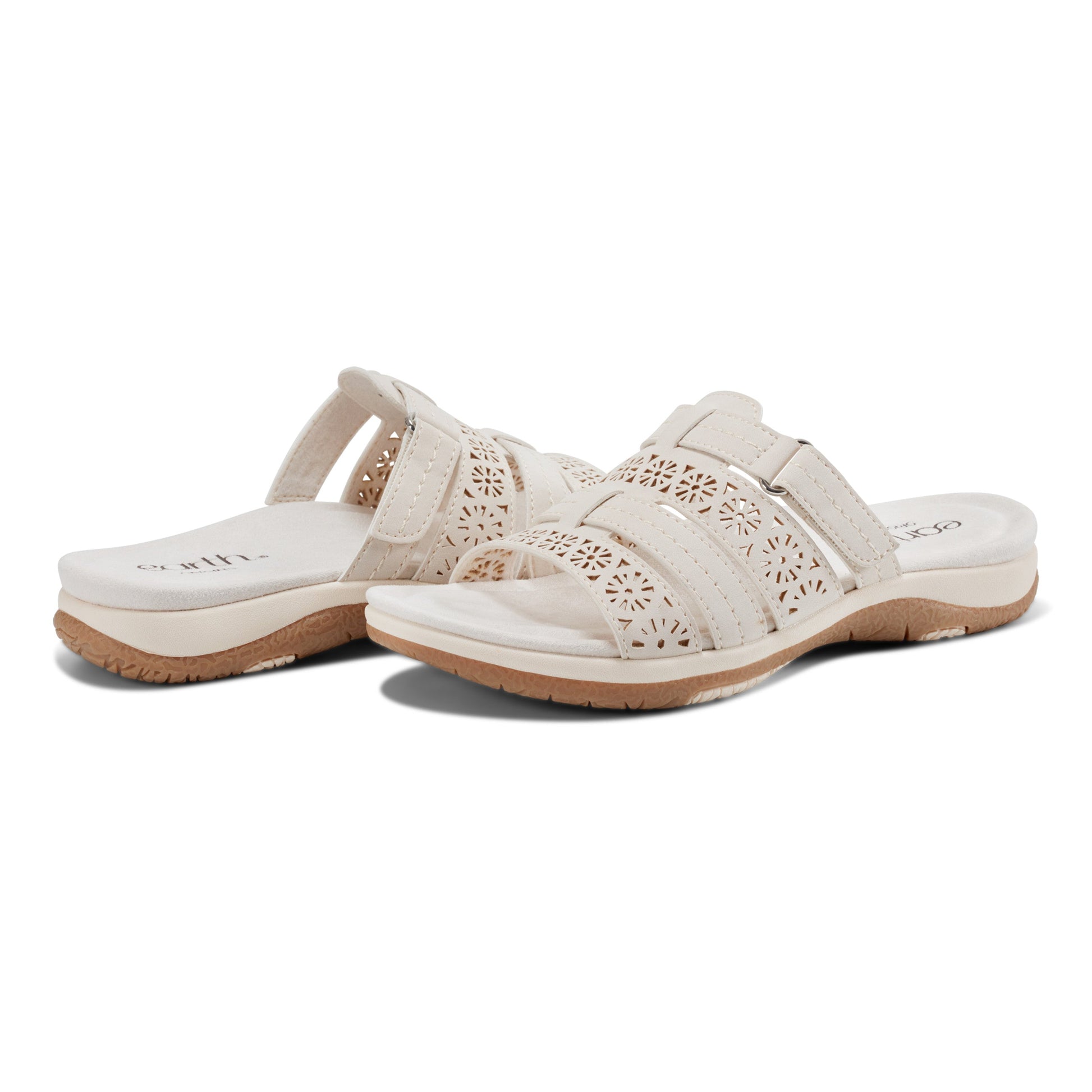 Earth Shoes Sinci Square Toe Slip-on Casual Sandals