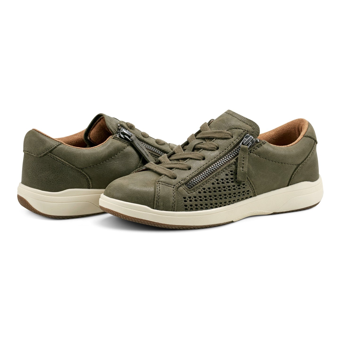 Earth Shoes Netta Round Toe Casual Lace-up Sneakers