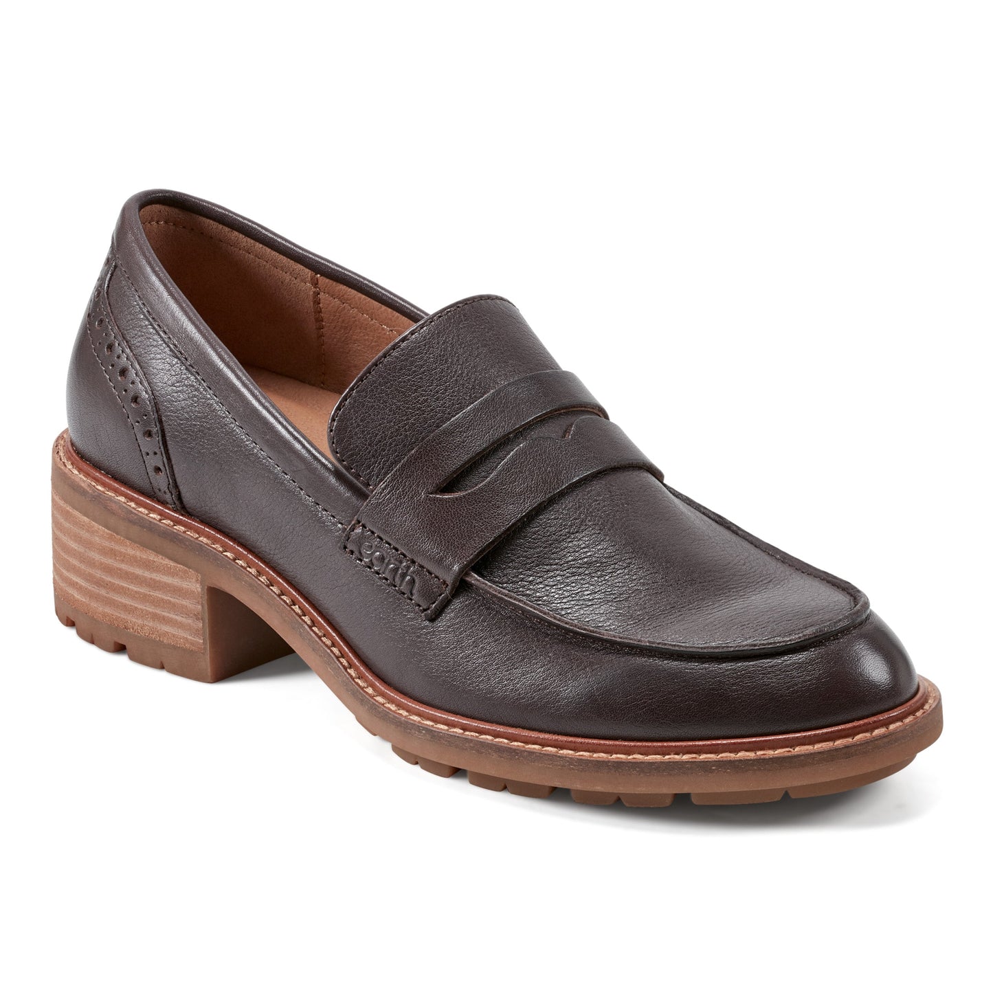 Earth Shoes Lindy Almond Toe Casual Slip-on Penny Loafers