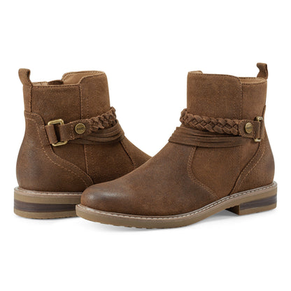 Earth Shoes Jeno Round Toe Casual Booties