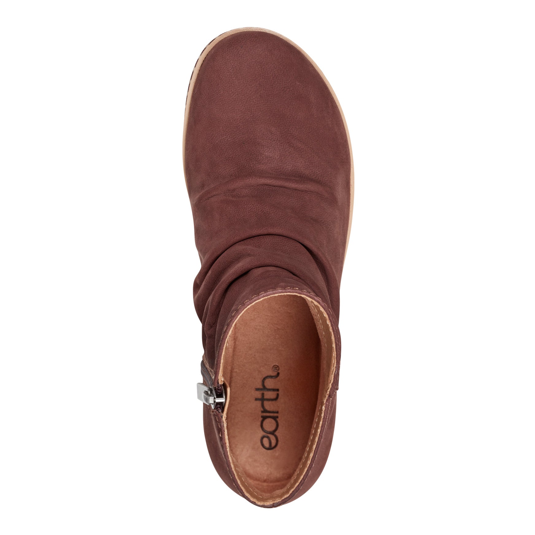 Earth Shoes Hilaree Water Repellent Round Toe Ruched Casual Booties