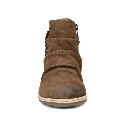 Earth Shoes Hilaree Water Repellent Round Toe Ruched Casual Booties