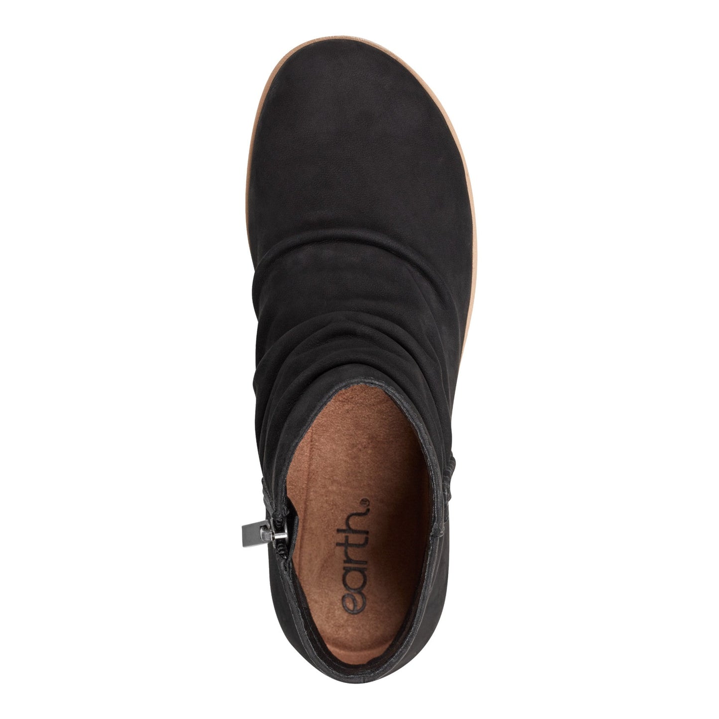 Earth Shoes Hilaree Water Repellent Round Toe Ruched Casual Booties