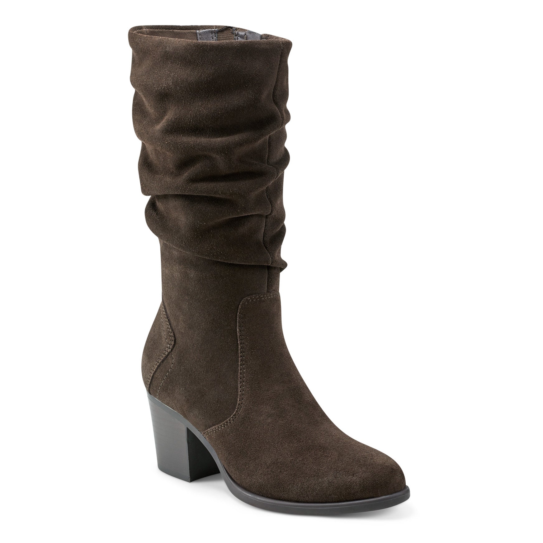 Earth Shoes Vine Block Heel Almond Toe Casual Boots