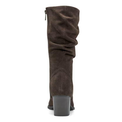 Earth Shoes Vine Block Heel Almond Toe Casual Boots