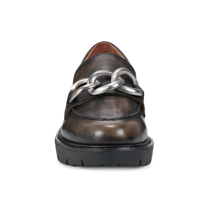 Earth Shoes Zalor Round Toe Lug Sole Casual Slip-on Loafers