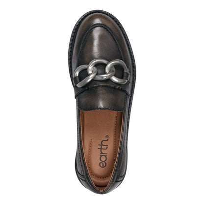 Earth Shoes Zalor Round Toe Lug Sole Casual Slip-on Loafers