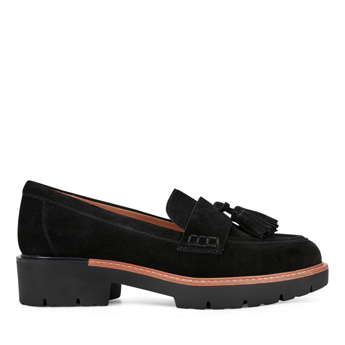 Earth Shoes Zimm Round Toe Lug Sole Casual Slip-on Loafers