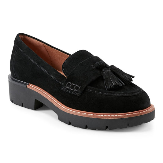 Earth Shoes Zimm Round Toe Lug Sole Casual Slip-on Loafers