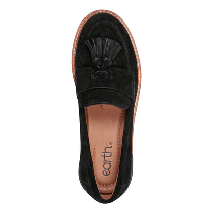 Earth Shoes Zimm Round Toe Lug Sole Casual Slip-on Loafers