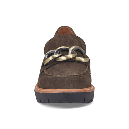 Earth Shoes Zalor Round Toe Lug Sole Casual Slip-on Loafers