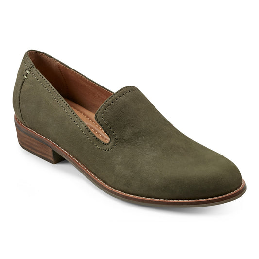 Earth Shoes Edna Round Toe Casual Slip-on Flat Loafers