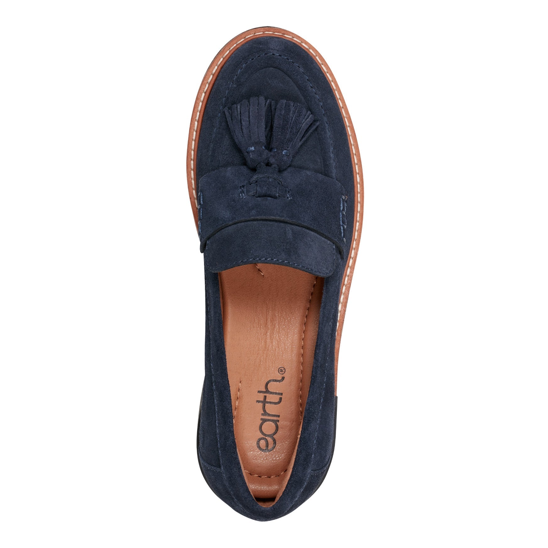 Earth Shoes Zimm Round Toe Lug Sole Casual Slip-on Loafers