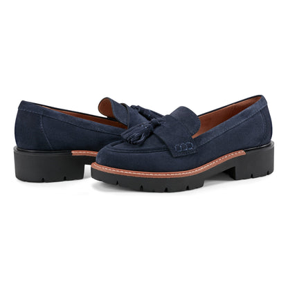 Earth Shoes Zimm Round Toe Lug Sole Casual Slip-on Loafers