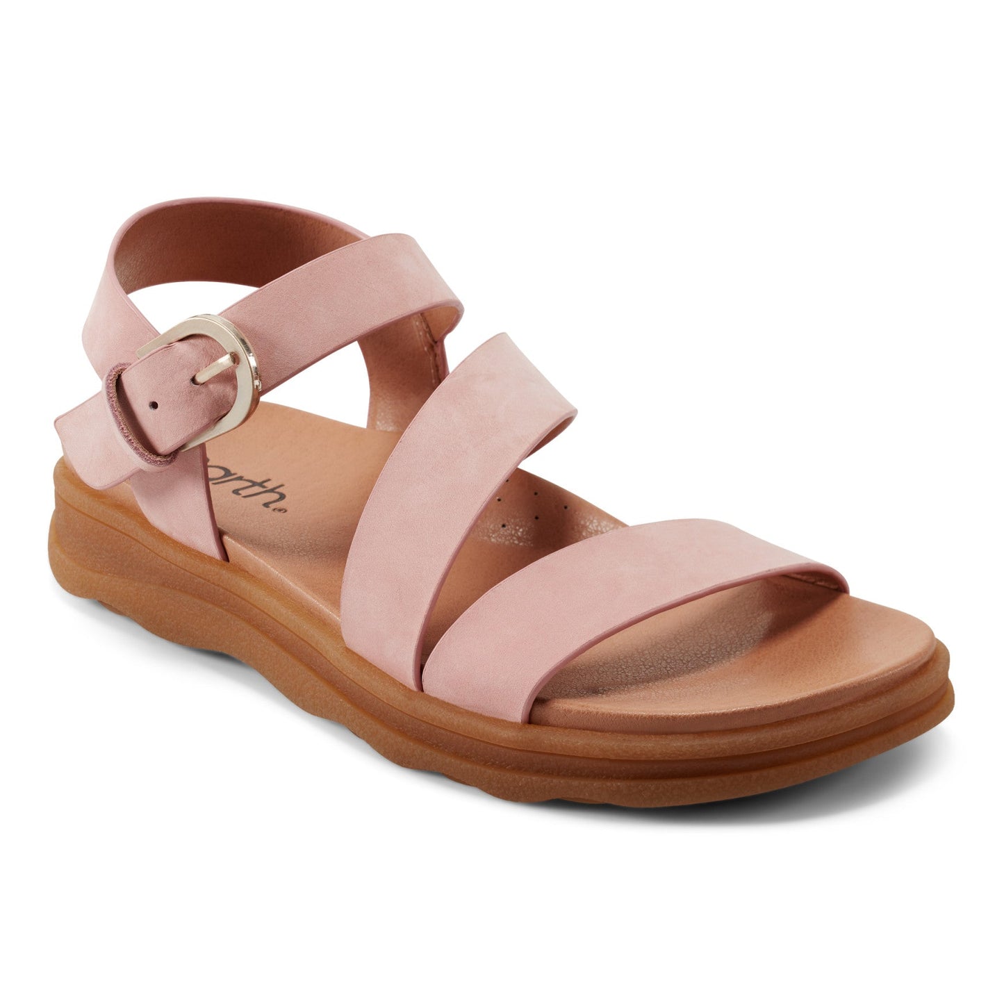 Earth Shoes Lainey Casual Strappy Round Toe Flat Sandals