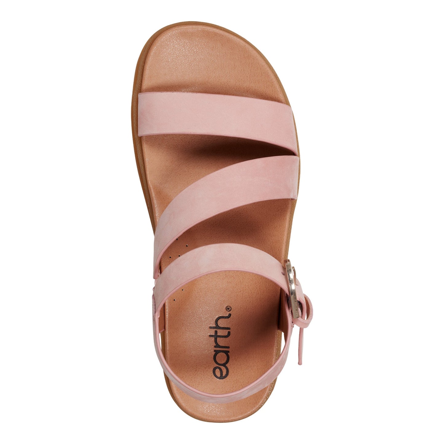 Earth Shoes Lainey Casual Strappy Round Toe Flat Sandals