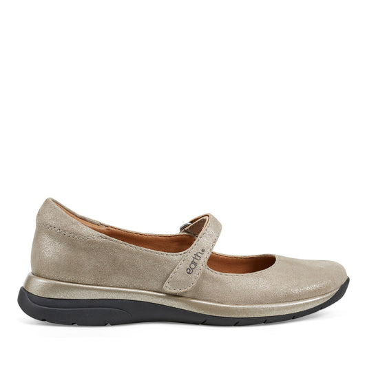 Earth Shoes Tose Lug Sole Square Toe Casual Ballet Flats