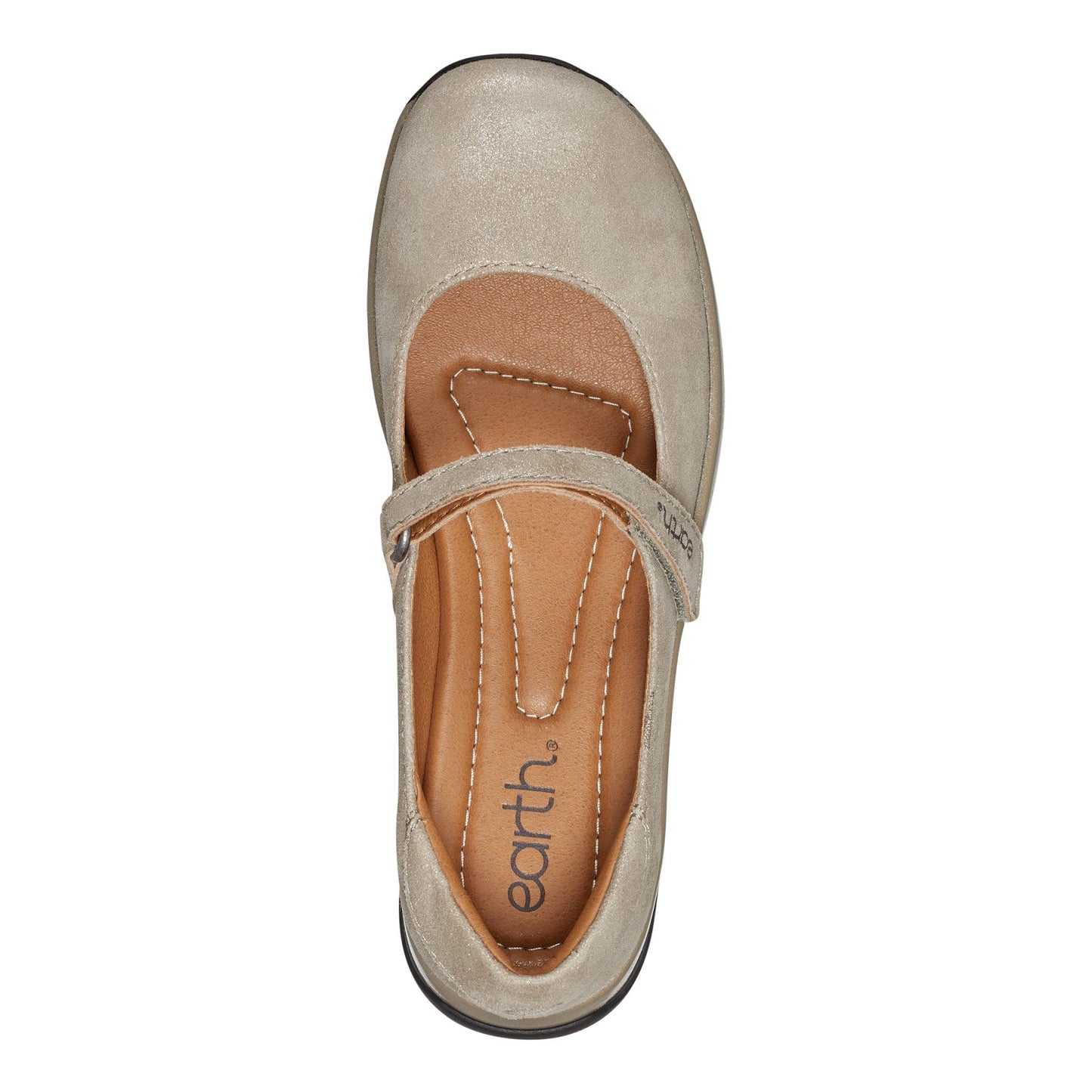 Earth Shoes Tose Lug Sole Square Toe Casual Ballet Flats