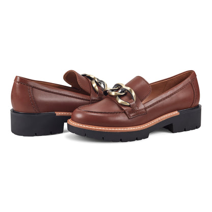 Earth Shoes Zalor Round Toe Lug Sole Casual Slip-on Loafers