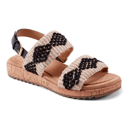 Earth Shoes Patricia Open Toe Slingback Casual Sandals