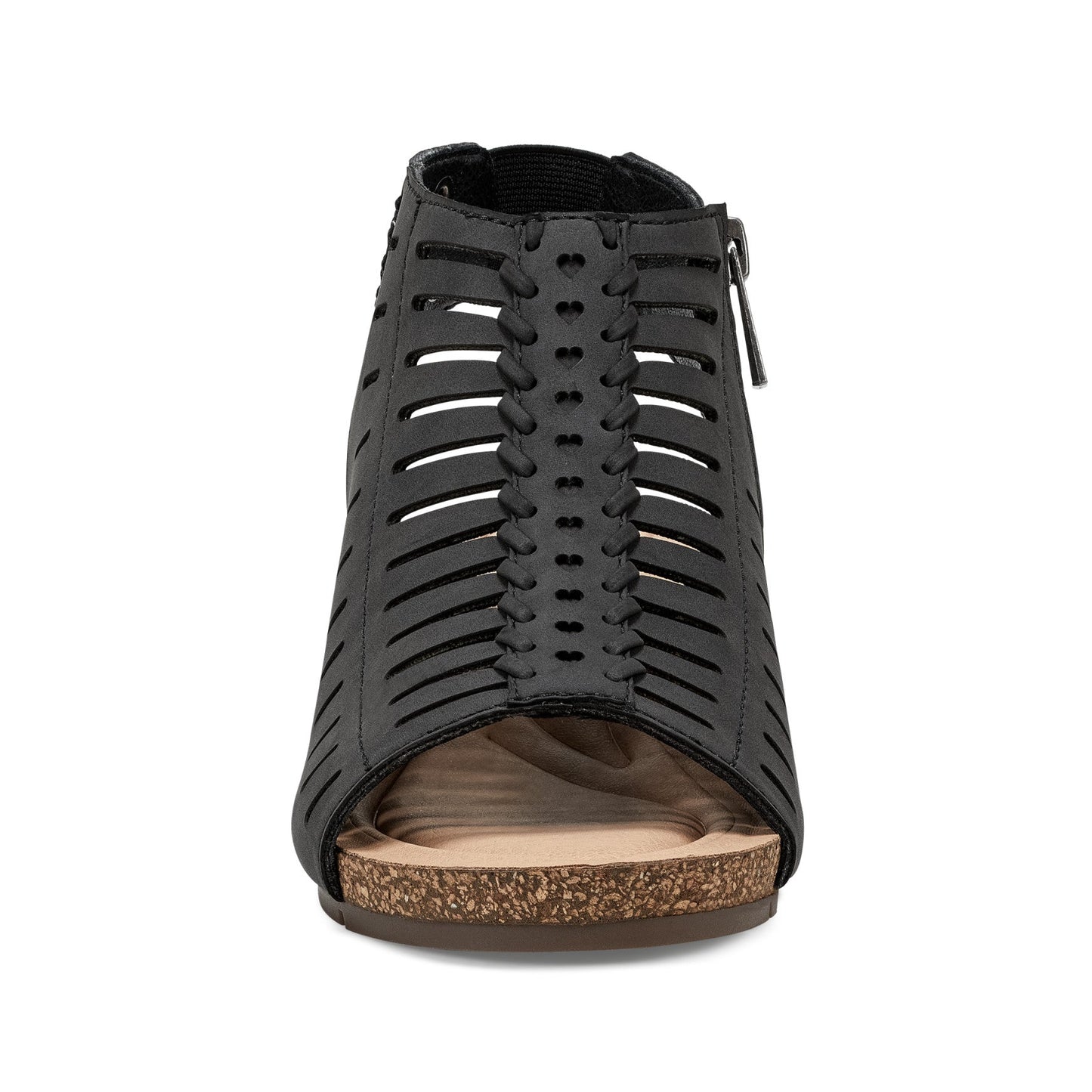 Earth Shoes Hana Round Toe Laser Cut Dress Sandals