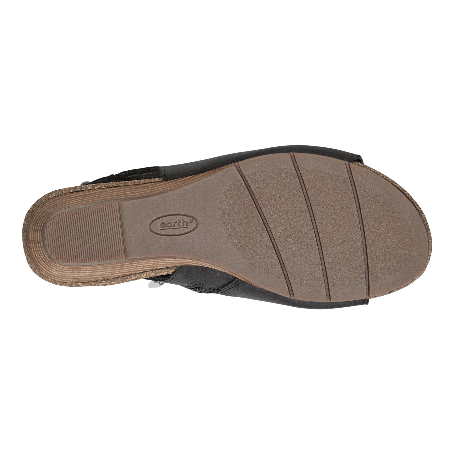 Earth Shoes Hana Round Toe Laser Cut Dress Sandals