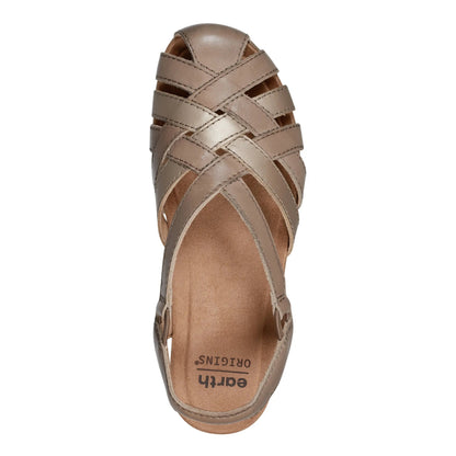 Earth Shoes Berri Woven Casual Round Toe Slip-on Sandals