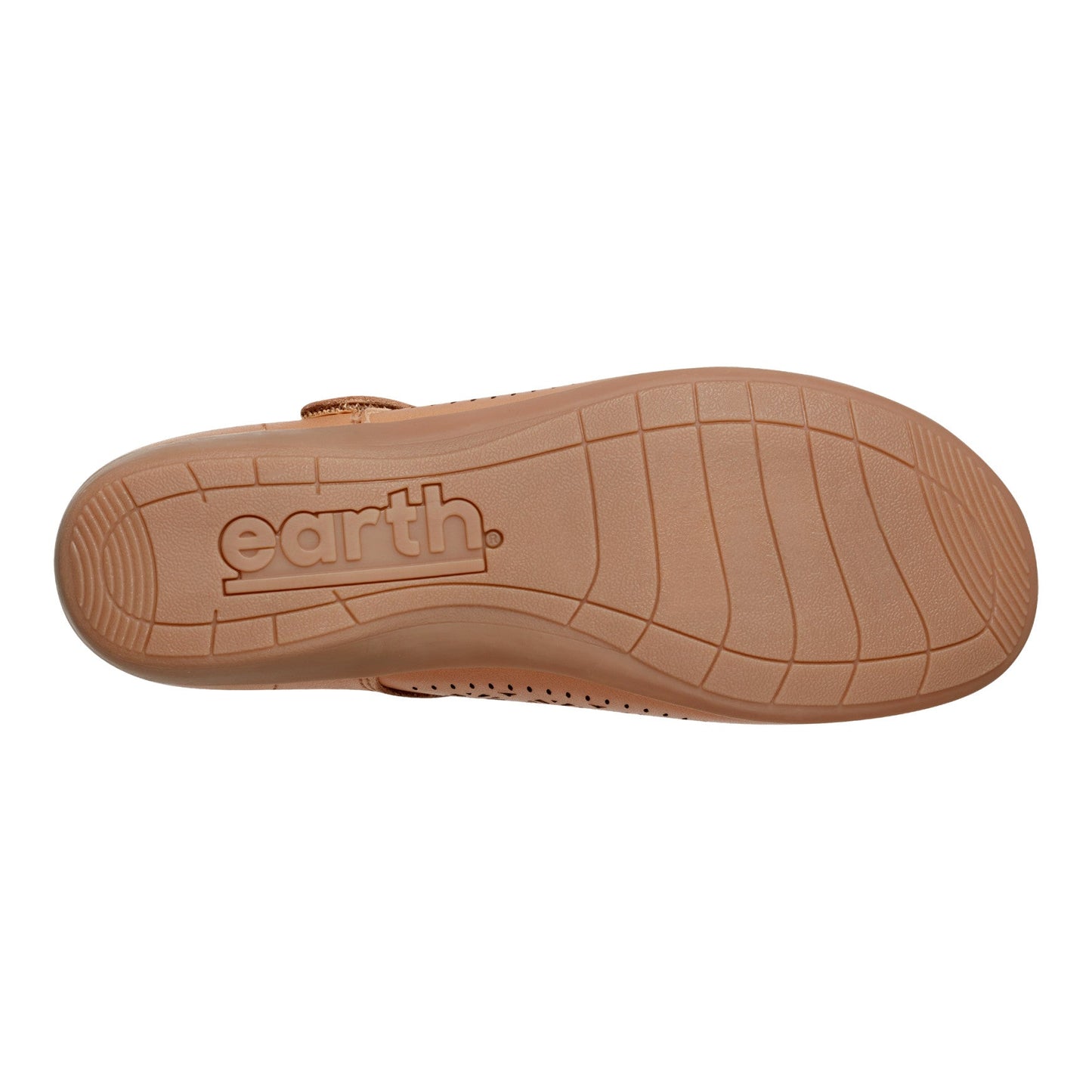 Earth Shoes Brady Round Toe Adjustable Strap Casual Flats
