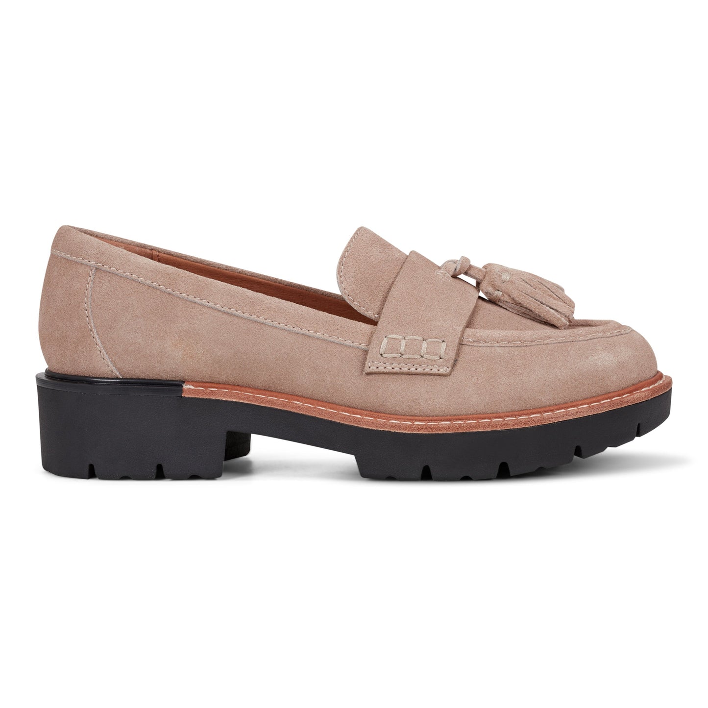 Earth Shoes Zimm Round Toe Lug Sole Casual Slip-on Loafers