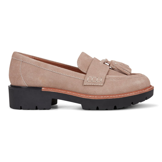 Earth Shoes Zimm Round Toe Lug Sole Casual Slip-on Loafers